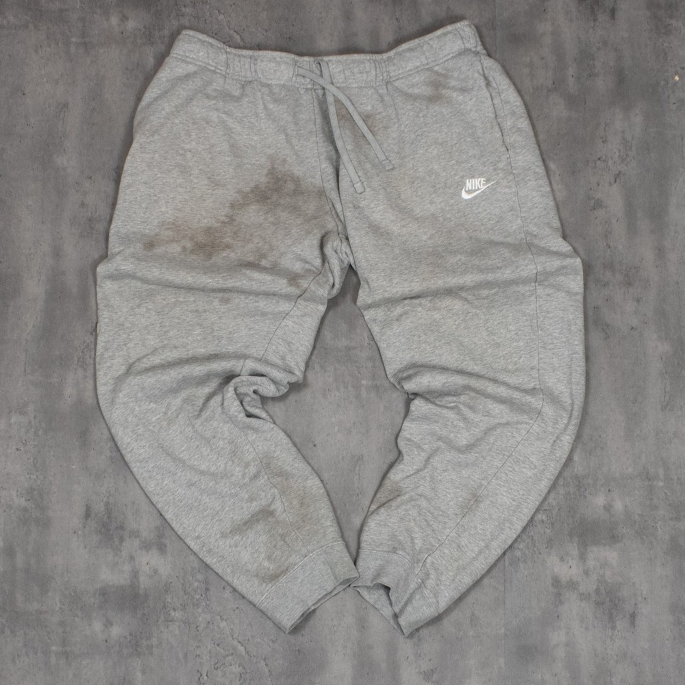 Nike Heather Grey Baggy Relax Fit Cuffed Heather Grey Sweatpant's
